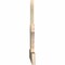 Ekena Millwork Richland Rough Sawn Timber Gable Bracket, Douglas Fir, 72"W x 39"H x 2"D x 6"F, 13/12 Pitch GBW072X39X0206RIC00RDF - alternate 5